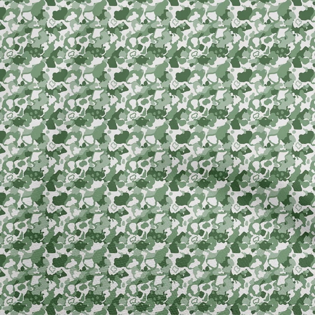 oneOone Georgette Viscose Light Green Fabric Abstract Dress Material Fabric Print Fabric By The Yard 42 Inch Wide