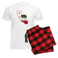 thumbnail image 6 of CafePress - CALI STATE W BEAR Pajamas - Men's Light Loose Fit Cotton Pajama Set, 6 of 7