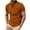 Orange, variant on ZCFZJW Mens Workout Polo Shirts Casual Solid Color Summer Short Sleeve Button Down Golf Shirts Loose Lightweight Comfy Moisture-Wicking Pullover Tops with Pocket Army Green M