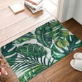 thumbnail image 5 of Green Bathroom Rug Green Bath Mat Leaf Bathroom Rug Leaf Bath Mat Tropical Bath Mat Tropical Bathroom Rugs 16" X 24", 5 of 8
