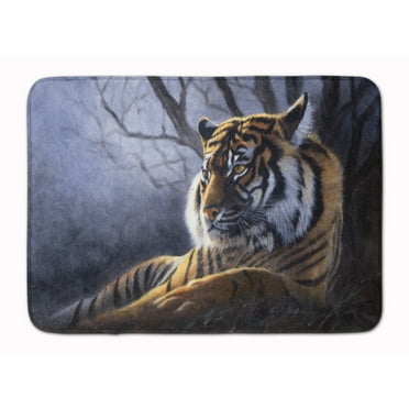 Bengal Tiger by Daphne Baxter Machine Washable Memory Foam Mat