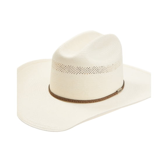 Stetson Unisex Plait 10X Straw Cowboy Hat Natural 6 3/4
