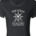 thumbnail image 4 of Inktastic Ocean is Calling Cute Nautical Octopus Women's T-Shirt, 4 of 5