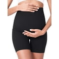 thumbnail image 4 of Deago Women's Maternity Yoga Shorts Over The Belly Bump Summer Workout Running Active Short Pants with Pockets (Black, S), 4 of 6