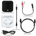 thumbnail image 7 of AGPtek Bluetooth 4.1 Transmitter Receiver With Digital Optical TOSLINK Wireless 3.5mm for TV/Home Stereo System, 7 of 7