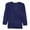 Blue - darkblue, variant on Alfani Womens Textured 3/4 Sleeve Cardigan Sweater, Pink, Large