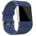 thumbnail image 1 of (Bleu Foncé) Bracelet de Montre Sport Réglable Texture Losange pour Fitbit Surge IGCA, 1 of 1