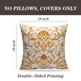 thumbnail image 2 of LALILO Throw Pillow Covers Luxury Baroque Damask Floral Baroque Cushion Cover 18" x 18", 2 Pack, 2 of 6