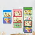 thumbnail image 5 of Classroom Storage Bag Pocket Chart Haning Wall File for Kindergartens Cards Homework Drawing Picture Display, 5 of 9