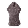 thumbnail image 5 of Women's Sequin Halter Tank Top Summer Luxurious Mock Neck Sleeveless Blouses Slim Fit Fashion Going Out Clothes Black, 5 of 7