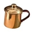 thumbnail image 2 of Taza de cobre puro hecha a mano, taza de café de cobre, artículos para beber, fácil de llevar, regalos de cumpleaños, taza de té espesa para agua fría B, 2 of 8