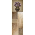 thumbnail image 2 of Marcon, Michael 9x18 White Modern Wood Framed Museum Art Print Titled - Floral Motif I, 2 of 4