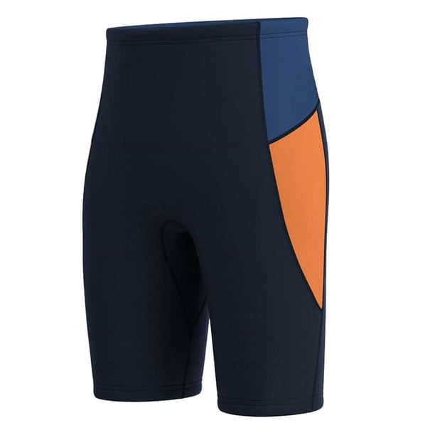 Pantalones cortos de neopreno de 3 mm para hombre, pantalones cortos de buceo, pantalones de ciclismo y kayak. Negro XL