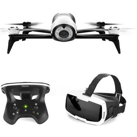 Parrot BeBop 2 PF726203 Drone With FPV Bundle - White