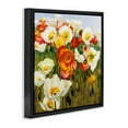 thumbnail image 4 of Stupell Industries Lush Poppy Meadow Botanical & Floral Painting Black Floater Framed Art Print Wall Art, 18 x 18, 4 of 10