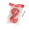 thumbnail image 3 of LSLJS Christmas Decorations 8 Piece Flocked Christmas Balls Christmas Decoration SetMultiple Styles of Christmas Tree Decorations Can Be for Other Party Christmas Decorations, 3 of 6