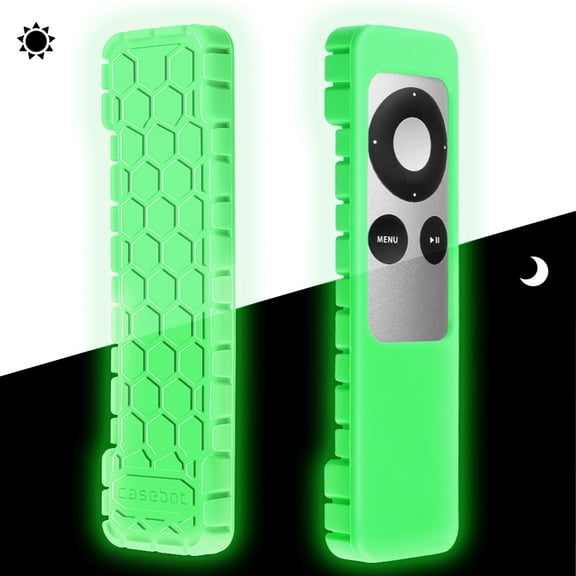 Fintie Protective Case for Apple TV 2 3 Remote Controller - CaseBot (Honey Comb Series) Light Weight (Anti Slip) Shock Proof Silicone Sleeve Cover