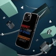 thumbnail image 4 of DistinctInk Clear Hybrid Case for Apple iPhone 15 (6.1" Screen) - Respect At Cost Of Others Disrespect In Effect - Shockproof Protection, 4 of 9