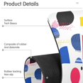 thumbnail image 4 of Yayeee Faucet Mat for Kitchen Sink 14.7" Diatomite Long Splash Guard Pad, Blue Retro Shapes, 2 Pack, 4 of 7