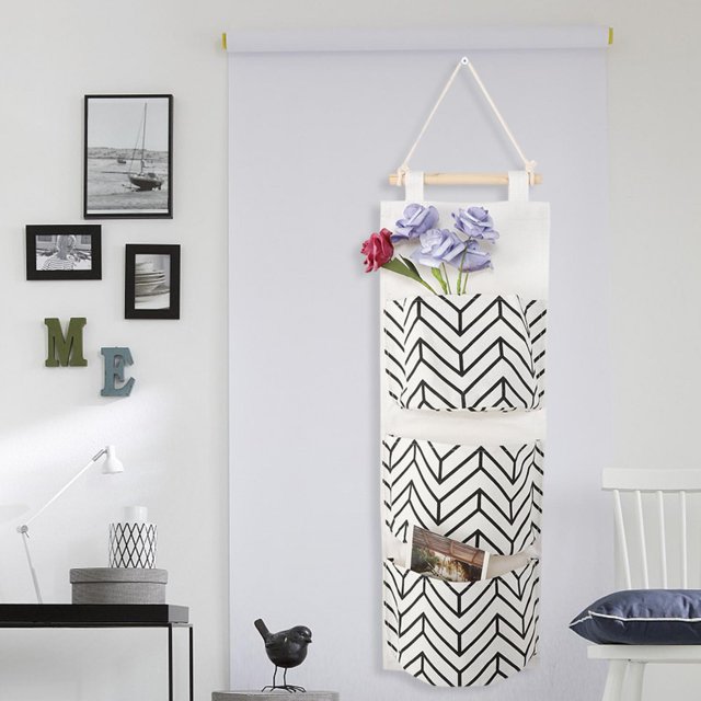 Bolsa Para Colgar, Bolsa Para Colgar En La Pared De Algodón Y Poliéster Duradero, Para Dormitorio De Estudio YLSHRF Otros
