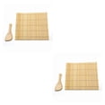 thumbnail image 1 of Naiovety Rolling Mat Washable Reusable Sushi Making Stick Set Cake Pad Tools Kitchen Supplies Maker for Beginners Gift 24x24cm Type2 NO2 Naiovety CBP254440, 1 of 6