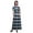 Black2, variant on Bimba Rayon Print Shibori Womens Printed Side Slit Summer Dress Long Maxi Gown-Large