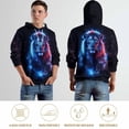 thumbnail image 6 of LAOLIUSN Lion Hoodie Animal 3D Pattern Sweatshirt Hooded Pullover with Pocket S-4XL, 6 of 7