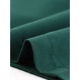 thumbnail image 5 of INSPIRE CHIC Women's Short Sleeve Notched Lapel Double Breasted Belted Wear-to-Work Dress Blazer Midi Dresses XS Dark Green, 5 of 6