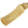 thumbnail image 3 of Alzapaños de algodón tejidos a mano para decoración del hogar, cuerdas con flecos y hebillas trenzadas doradas en hilo de viscosa de rayón de alta calidad, juego de 1 par, 3 of 4