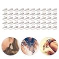 thumbnail image 1 of Ccdes Pendant Clasps,Pendant Buckle,500Pcs Pinch Clips Strong High Temperature Resistant Exquisite Pendant Connectors For DIY Jewelry Making, 1 of 8