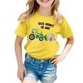 thumbnail image 3 of Hiijoy Big Girls Graphic Tee Short Sleeved Easter T Shirt Kids Trendy Summer T-Shirt, 3 of 3