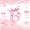 Pink White B, variant on meiyoeat Dreamy Princess Bowknot Full Size Comforter Sets,Pink Personalized Monogram K Gift Bedding Comforter Set For Girl,Pink Reversible,3-Piece,1 Comforter and 2 Pillowcases