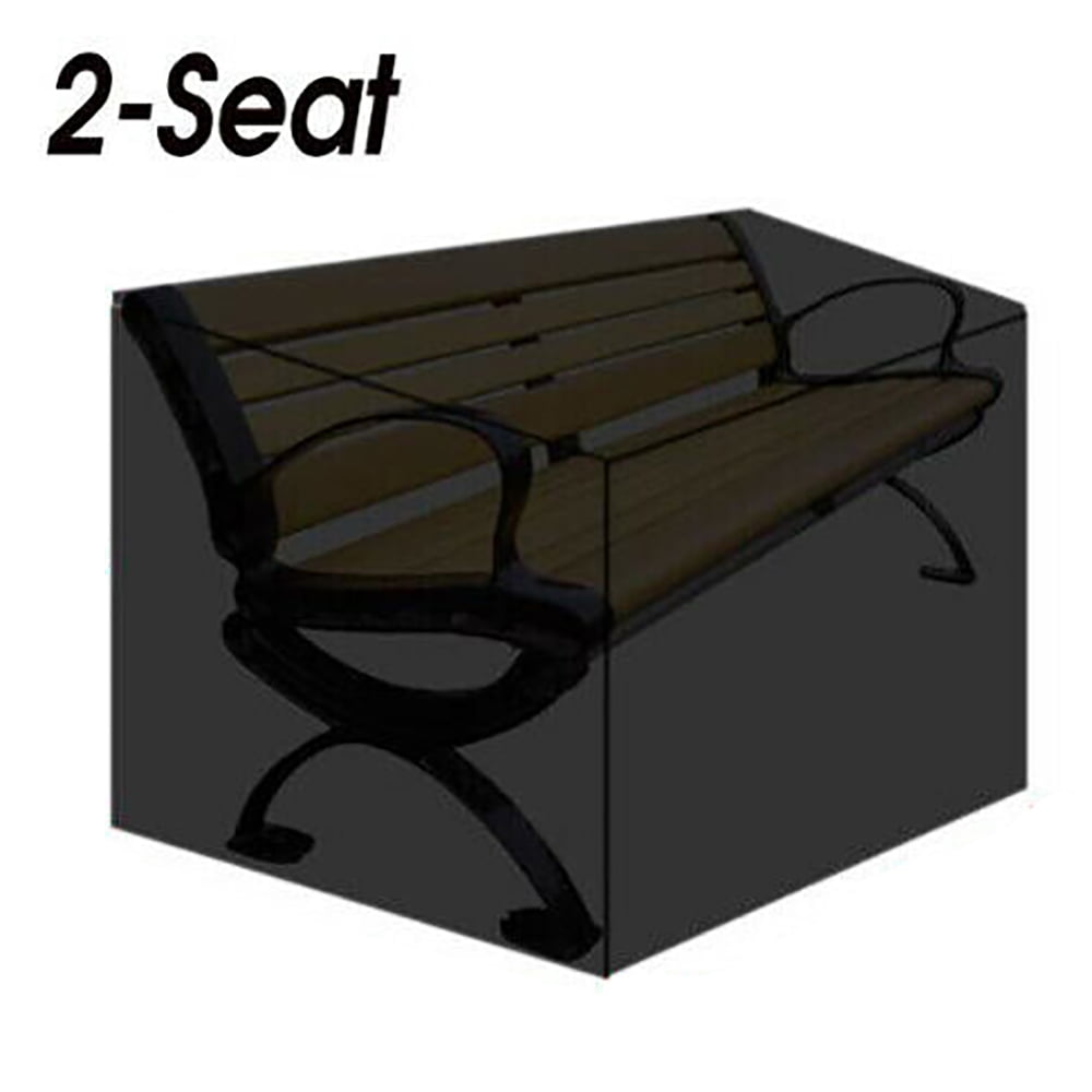 Waterproof Dustproof Patio Furniture 2/3/4-Seater Bench Cover Protection Outdoor 