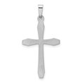 thumbnail image 3 of Pendentif Croix Passion Poli en Or Blanc 14k, 3 of 4