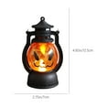 thumbnail image 3 of EUDIDV Halloween lights Ghost Decorative Lights Halloween Lantern Halloween Decor Retro Decor Battery Lantern Flameless LED Candle Lantern Halloween Vintage Lantern Handheld Halloween Lamp, 3 of 6