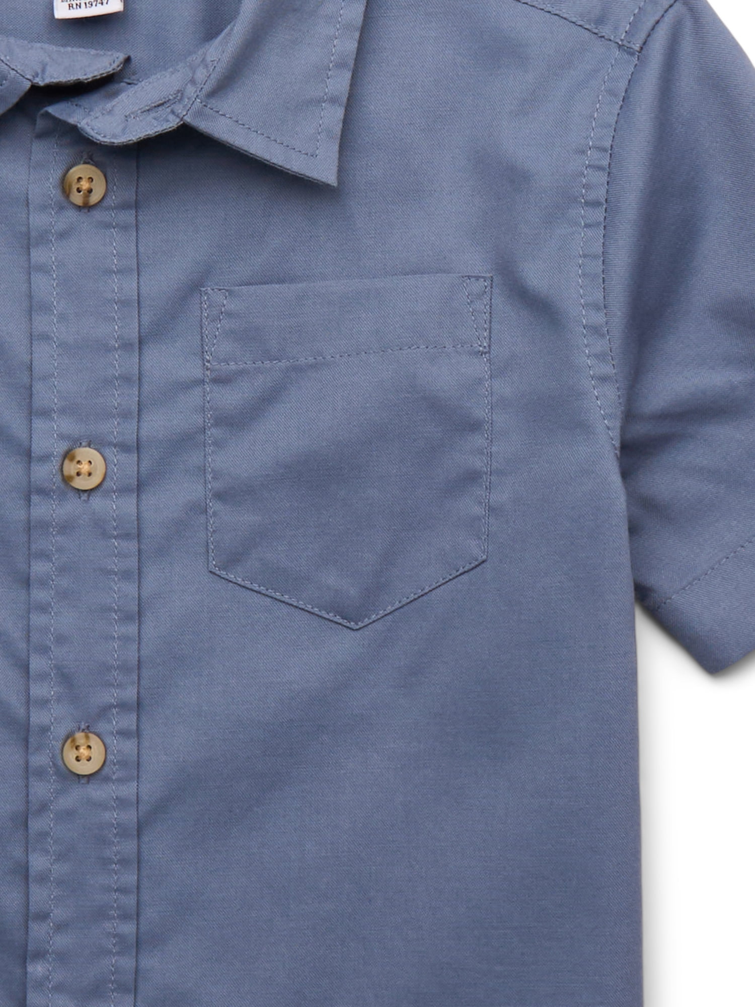 Wrangler Boys Button-Up Short Sleeve Shirt, Sizes 4-16