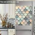 thumbnail image 3 of Yayeee Magnetic Dishwasher Cover for The Front Decoration Home Kitchen Machine Sticker Protector, Green Art Pattern, 3 of 6