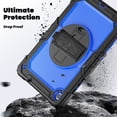 thumbnail image 3 of For Samsung Galaxy Tab A11+/A11 Plus Case 11 inch, 360 Rotating Shockproof Cover with Stand, Screen Protector, Shoulder Strap (2025, SM-X230/X235/X236), Dark Blue PC, 3 of 7
