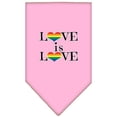 thumbnail image 2 of Pet and Dog Bandana Screen Printed, "Love Is Love", 2 of 2