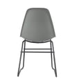thumbnail image 6 of Porthos Home Alivia Modern Dining Chairs Set Of 2 With Molded Seat And Durable Iron Legs (Armless Design, Great For Dining Room And Kitchen), 6 of 6