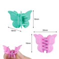 thumbnail image 2 of 50 piezas de pinzas para el cabello de mariposa, pinzas para el cabello en colores pastel, mini pinzas lindas, accesorios para el cabello, mate Co, 2 of 5