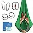 thumbnail image 2 of Aum Active Aerial Silk Yoga Hammock & Swing for Home, Inversion Exercises, Starter Kit for All Levels - Durable with Extension Straps, Carabiners, and Pose Guide, 2 of 4