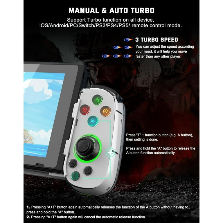 SOONHUA Wireless Phone Controller for Phone/Android, Mobile Gaming