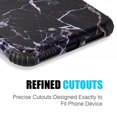 thumbnail image 3 of THE TOUGH CORNERS UV COATED CASE W FULL PRINT FOR IPHONE XR- BLACK GEMSTONE LUXMO No, 3 of 8