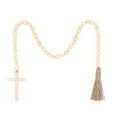 thumbnail image 1 of Jierger 35.3 Inch Decorative Beads Beaded Decor Style Wood Beads String Decor Beads String Adornment Beads String with Tassel Wood Garland Beads Beaded Decoration, 1 of 9