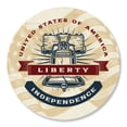 thumbnail image 3 of Current Patriotic Rolled Stickers, Set of 252, 4 festive designs, 1.75" Diameter, Printed in the USA, Great for Cards, Gifts, Stationary, and More, 3 of 7