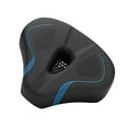 thumbnail image 4 of Asiento de bicicleta de repuesto, almohadilla gruesa ergonómica antiarañazos para entrenamiento, bicicleta estática, bicicleta de montaña, fácil de in Línea azul, 4 of 8