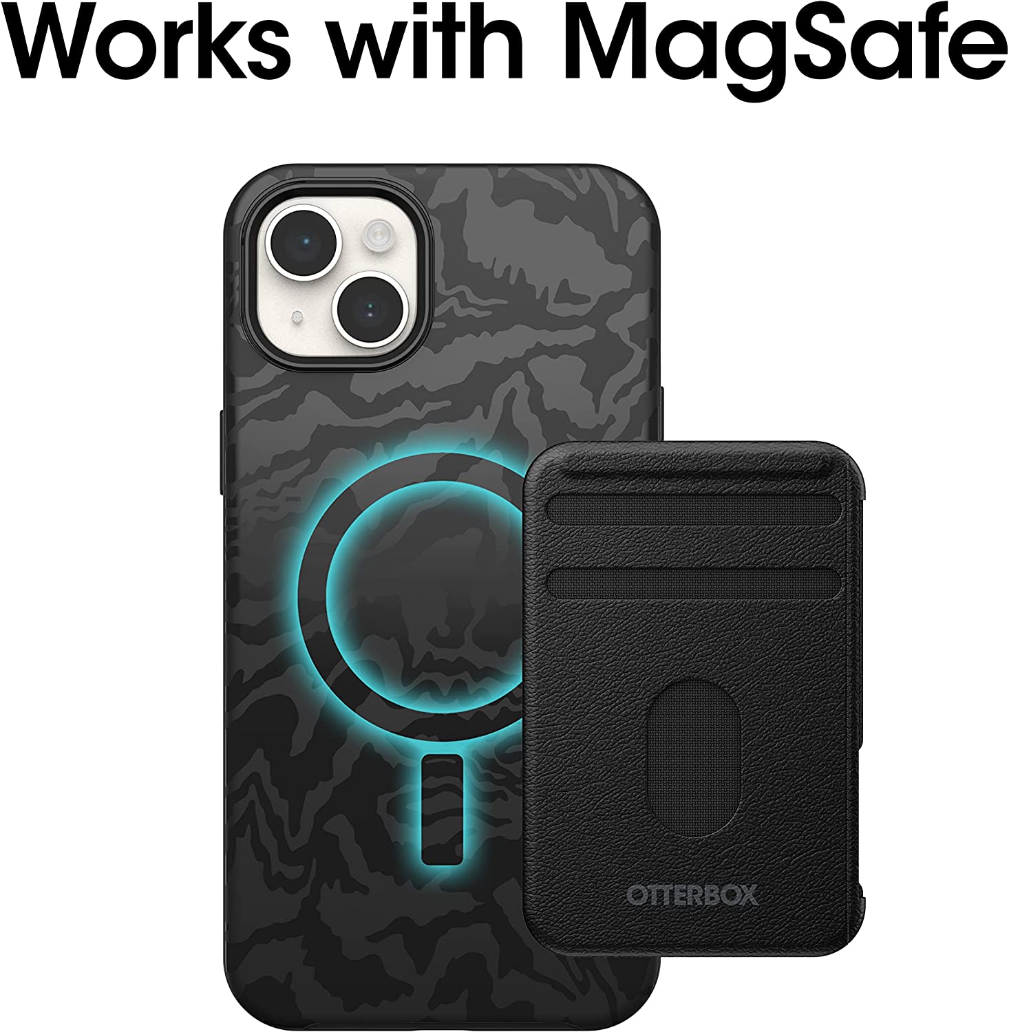 OtterBox Symmetry Series+ Graphics Case with MagSafe for iPhone 14 Plus, Rebel