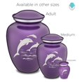 thumbnail image 3 of Drevy Keepsake Dolphin Cremation Urn (Purple), 3 of 5