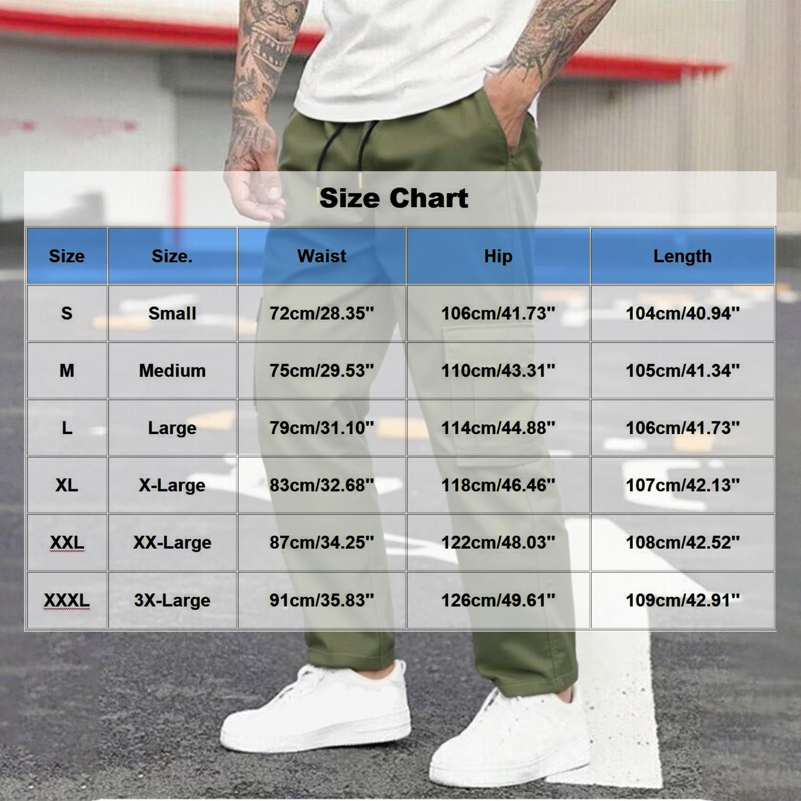 HomeGardon Cargo Pants for Men Men Solid Fashion Casual Multiple